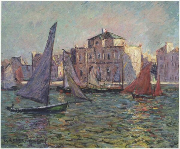 Martigues by Gustave Loiseau, hand-painted oil painting reproduction