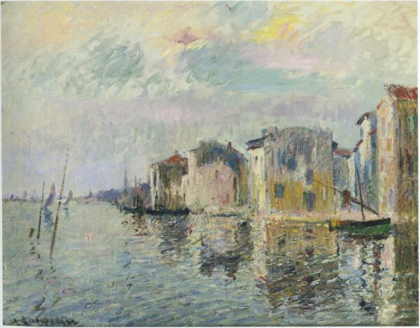 Martigues II by Gustave Loiseau, hand-painted oil painting reproduction