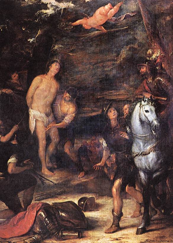 Martyrdom of St. Sebastian by José Antolínez, hand-painted oil reproduction