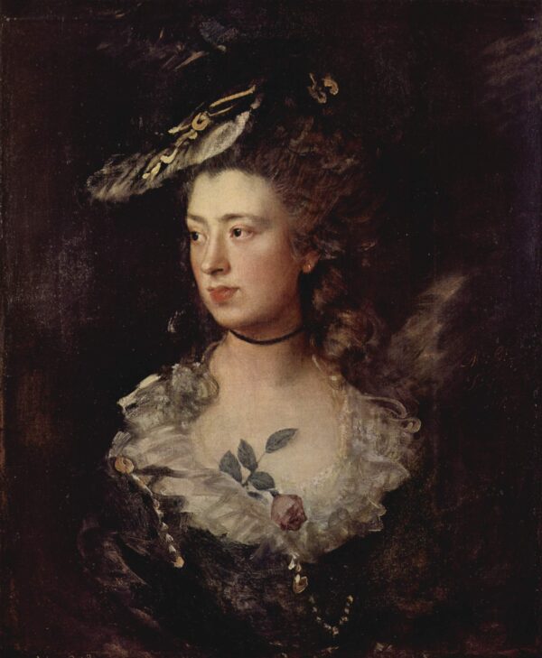 Gainsborough’s Daughter Mary by Gainsborough, hand-painted oil painting reproduction