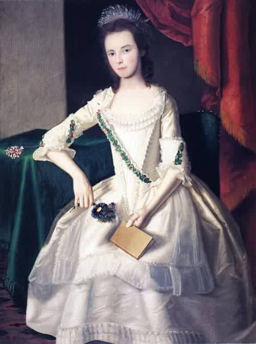 Mary Ann Carpenter 1779 by Ralph Earl, hand-painted oil reproduction
