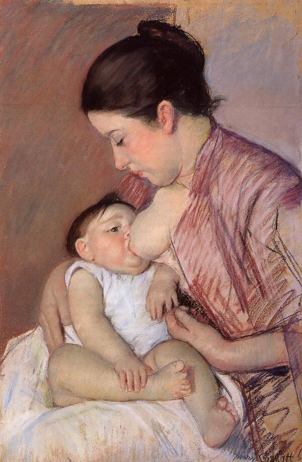 Motherhood by Mary Cassatt, hand-painted oil painting reproduction
