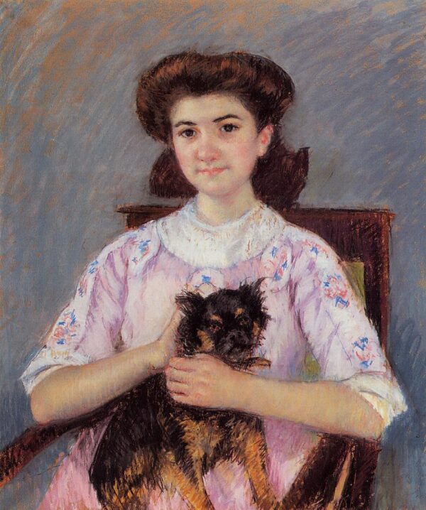 Portrait of Marie Louise Durand Ruel by Mary Cassatt, hand-painted oil painting reproduction