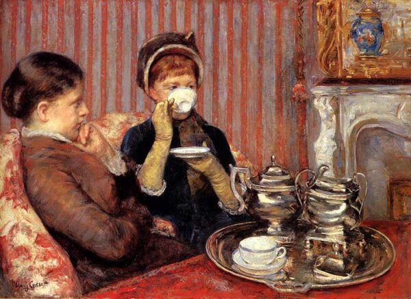 Tea by Mary Cassatt, hand-painted oil painting reproduction
