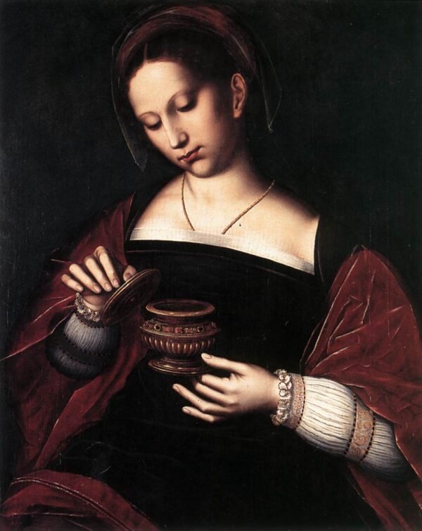 Mary Magdalene b by Ambrosius Benson, hand-painted oil painting reproduction