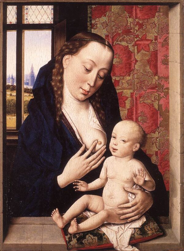Mary and Child by Dieric Bouts the Elder, hand-painted oil painting reproduction