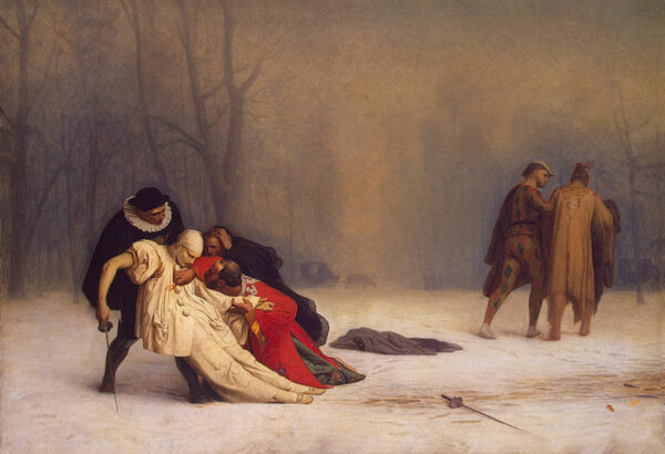 The Duel After the Masquerade by Jean-Léon Gérôme, hand-painted oil painting reproduction