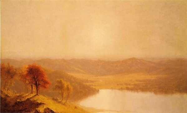 A View from the Berkshire Hills, near Pittsfield, Massachusetts by Sanford Robinson Gifford, hand-painted oil painting reproduction