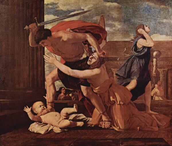 Massacre Of The Innocents by Nicolas Poussin, hand-painted oil painting reproduction