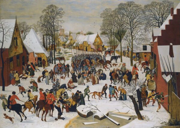 Massacre of the Innocents by Pieter Brueghel the Younger, hand-painted oil painting reproduction