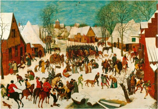 Massacre of the Innocents by Pieter Brueghel the Elder, hand-painted oil painting reproduction