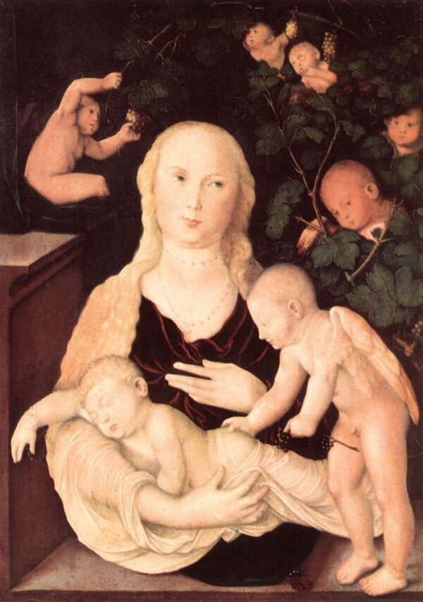 Mater Dolorosa b by Hans Baldung Grien, hand-painted oil painting reproduction