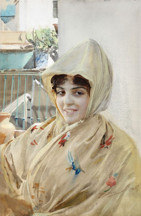Mathilde by Anders Zorn, hand-painted oil painting reproduction