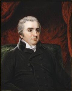 Matthew Baillie (1761 1823) F.R.S. after Hoppner 1817 by Henry Bone, hand-painted oil painting reproduction