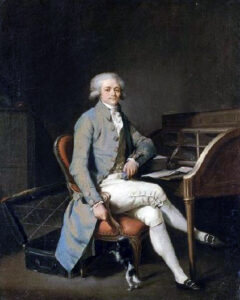 Maximilien de Robespierre by Louis Leopold Boilly, hand-painted oil painting reproduction