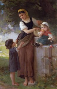 May I Have One Too by Émile Munier, hand-painted oil painting reproduction