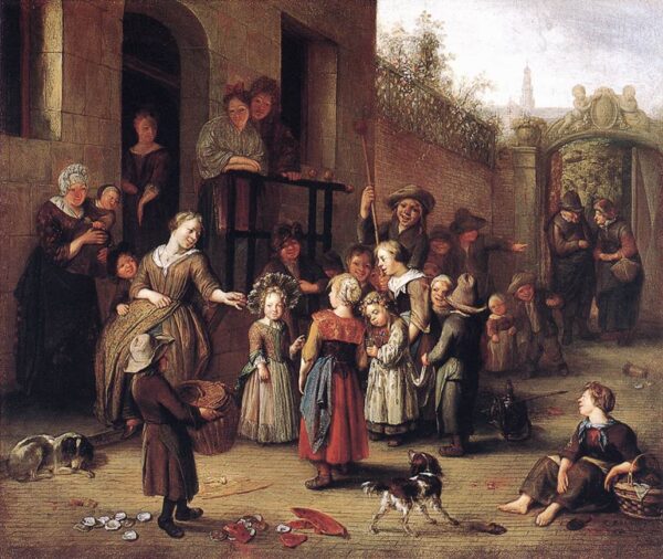 May Queen Festival by Richard Brakenburg, hand-painted oil painting reproduction