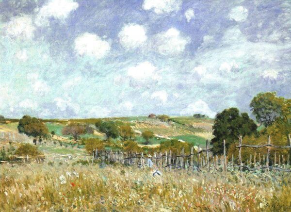 Meadow by Alfred Sisley, hand-painted oil painting reproduction