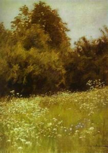 Meadow On The Edge Of A Forest by Isaac Levitan, hand-painted oil painting reproduction
