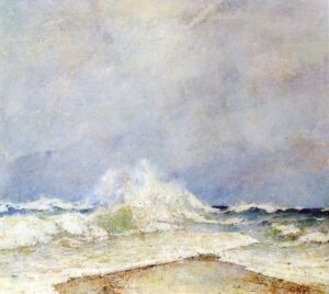 Meeting of the Two Seas by Emil Carlsen, hand-painted oil painting reproduction