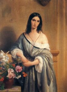 Melancholy by Francesco Hayez, hand-painted oil painting reproduction