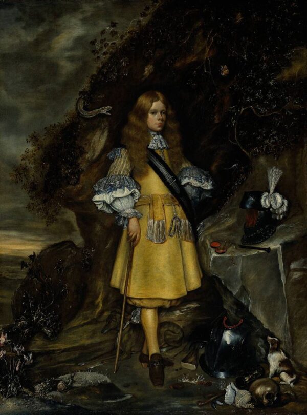 Memorial Portrait of Moses ter Borch by Gerard ter Borch, hand-painted oil painting reproduction