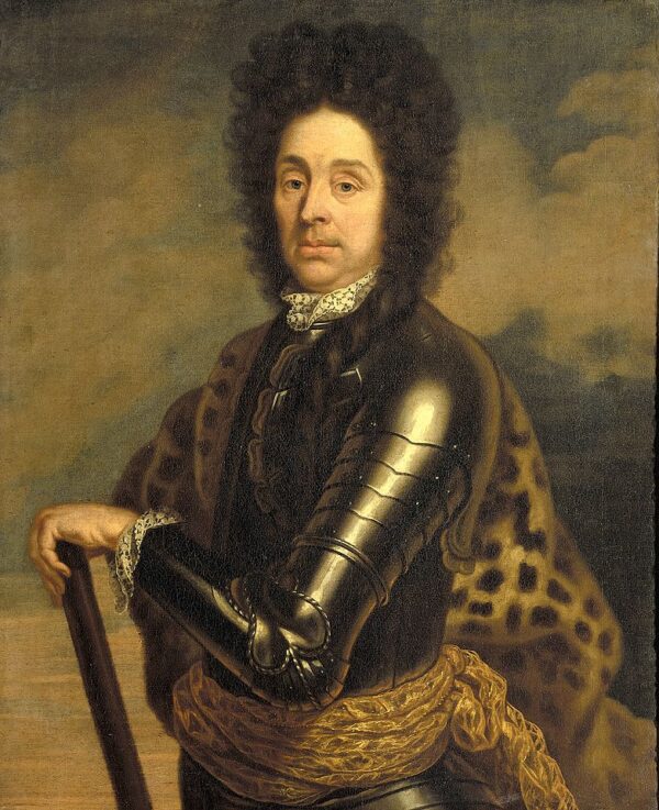 Menno Baron van Coehoorn by Caspar Netscher, hand-painted oil painting reproduction