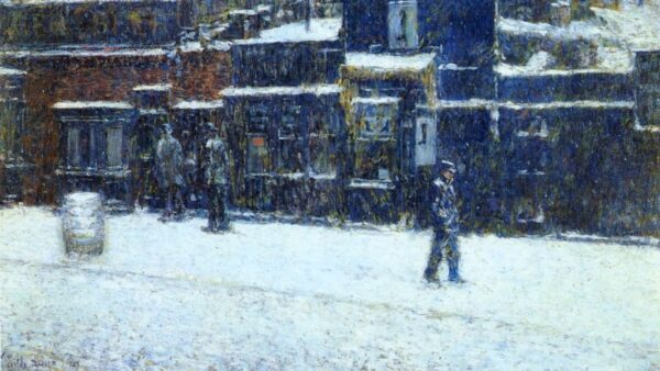 Messenger Boy by Frederick Childe Hassam, hand-painted oil painting reproduction