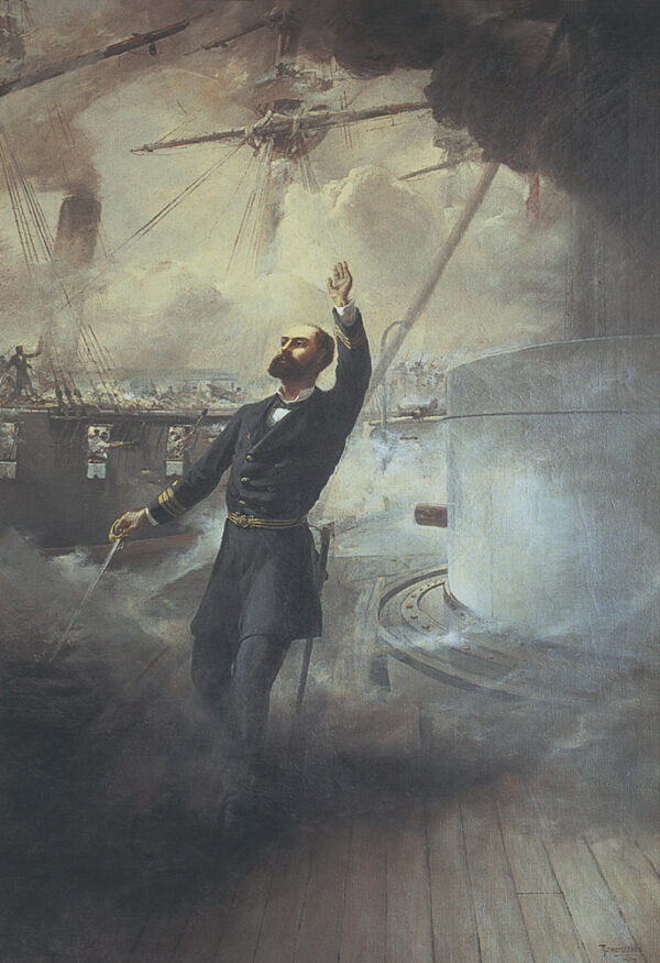 Meurte de Arturo Prat by Thomas Jacques Somerscales, hand-painted oil painting reproduction