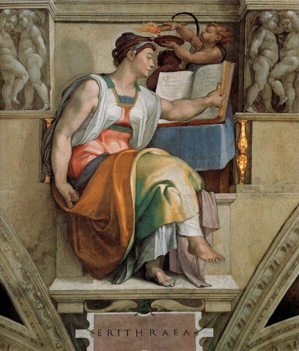 Erithraea by Michelangelo, hand-painted oil painting reproduction