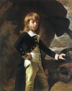 Midshipman Augustus Brine by John Singleton Copley, hand-painted oil painting reproduction
