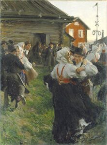 Midsummer Dance by Anders Zorn, hand-painted oil painting reproduction