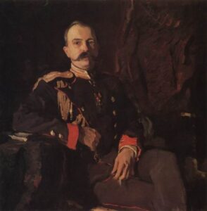 Portrait of Grand Duke Georgy Mikhailovich by Valentin Alexandrovich Serov, hand-painted oil painting reproduction