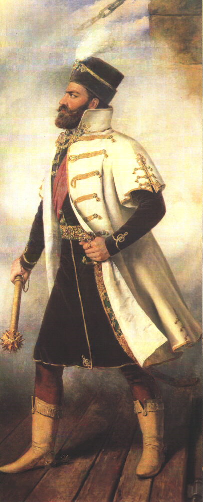 Miklos Zrinyi by Miklós Barabás, hand-painted oil reproduction