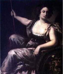 Minerva by Artemisia Gentileschi, hand-painted oil painting reproduction