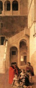Miracle of the Relic of the Holy Cross 1505-1510 by Benedetto Diana, hand-painted oil painting reproduction