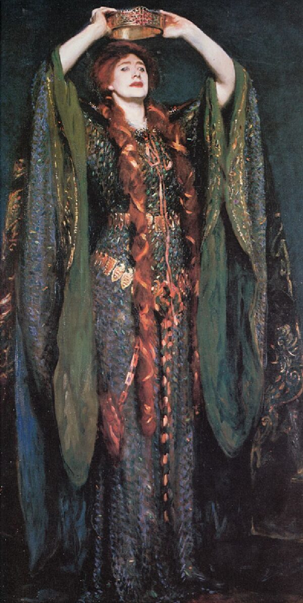 Miss Ellen Terry as Lady Macbeth by John Singer Sargent, hand-painted oil painting reproduction