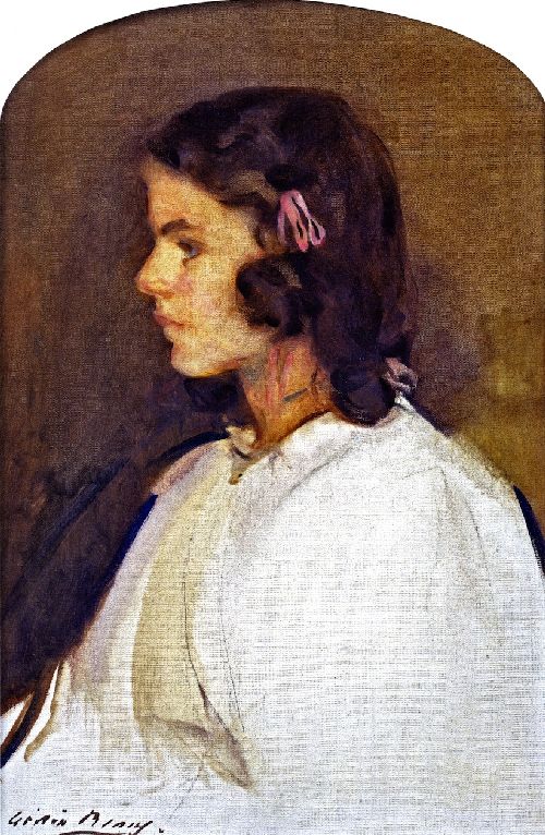 Miss Gilder by Cecilia Beaux, hand-painted oil reproduction