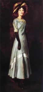 Miss Kaji Waki by Robert Henri, hand-painted oil painting reproduction