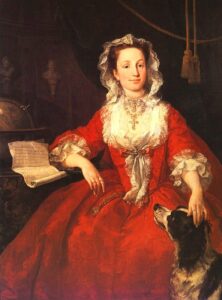 Miss Mary Edwards by William Hogarth, hand-painted oil painting reproduction