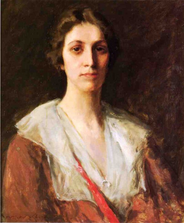 Miss Mary Margaret Sweeny by William Merritt Chase, hand-painted oil painting reproduction