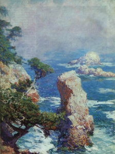 Mist Over Point Lobos by Guy Rose, hand-painted oil painting reproduction