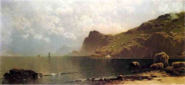 Mist Rising off the Coast by Alfred Thompson Bricher, hand-painted oil painting reproduction