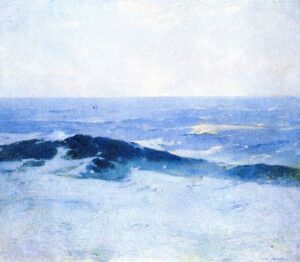 Misty Sea b by Emil Carlsen, hand-painted oil painting reproduction