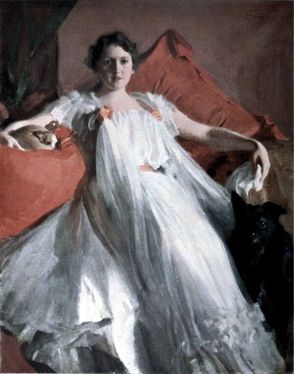 Mme Ashley by Anders Zorn, hand-painted oil painting reproduction