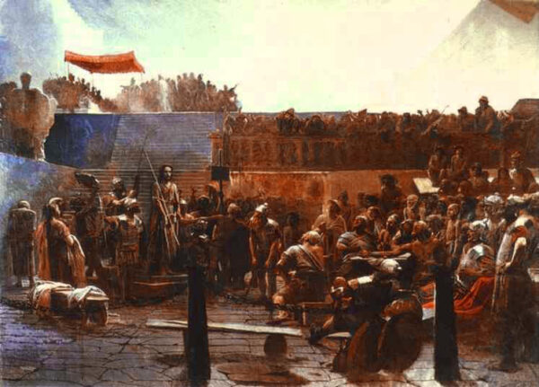 Mocking Christ by Ivan Nikolaevich Kramskoy, hand-painted oil painting reproduction