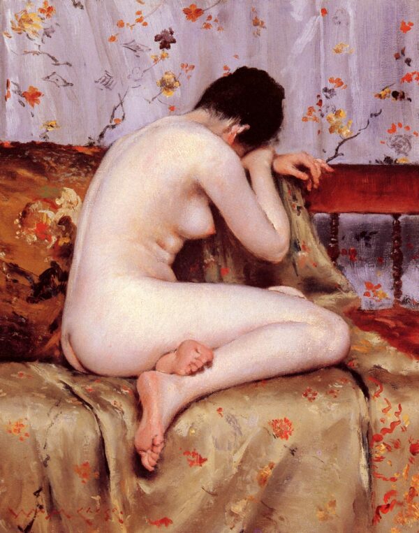 Modern Magdalen by William Merritt Chase, hand-painted oil painting reproduction