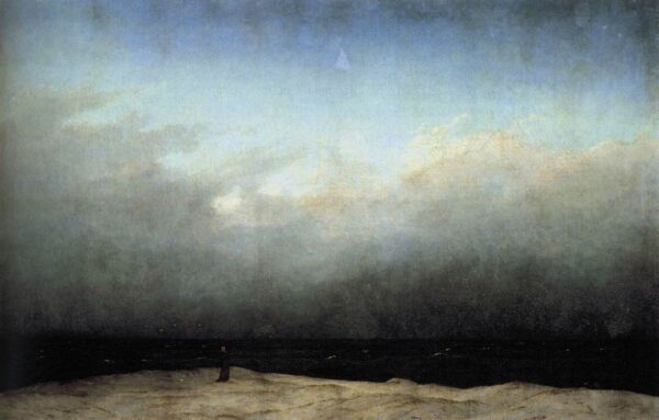 Monk by the Sea by Caspar David Friedrich, hand-painted oil painting reproduction
