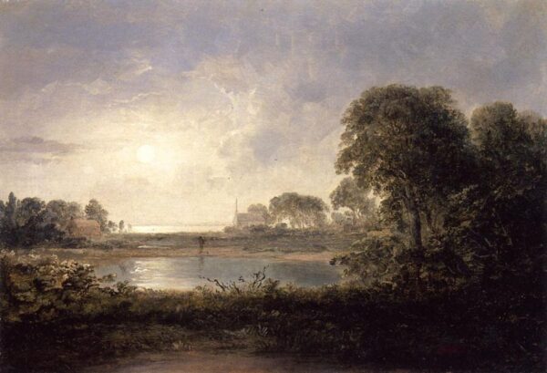 Moonlight by Thomas Doughty, hand-painted oil painting reproduction