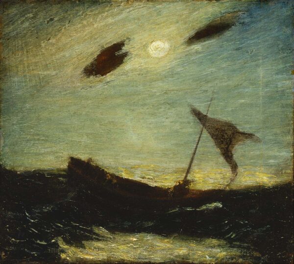 Moonlight by Albert Pinkham Ryder, hand-painted oil painting reproduction